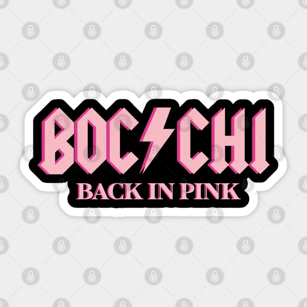 BOCCHI THE ROCK!: BACK IN PINK Sticker by FunGangStore